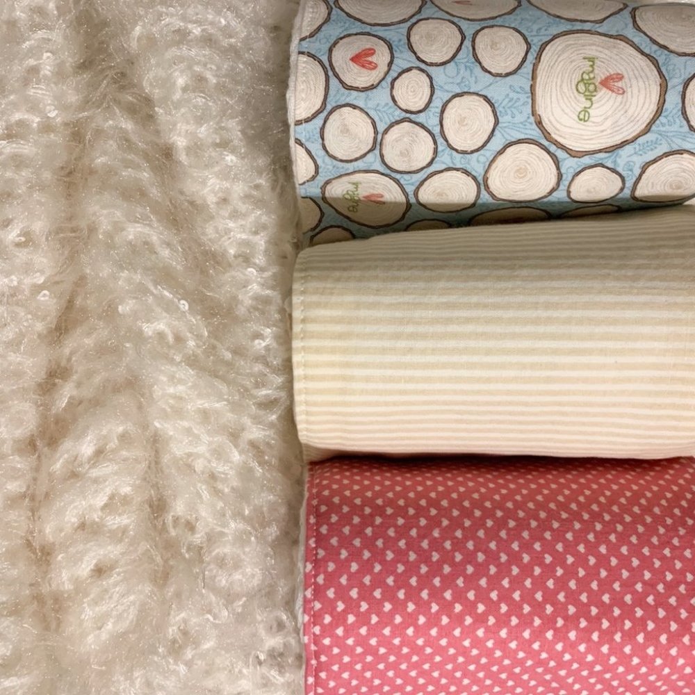 {Hand Crafted} Set of 3 Burp Cloths - NEW!
